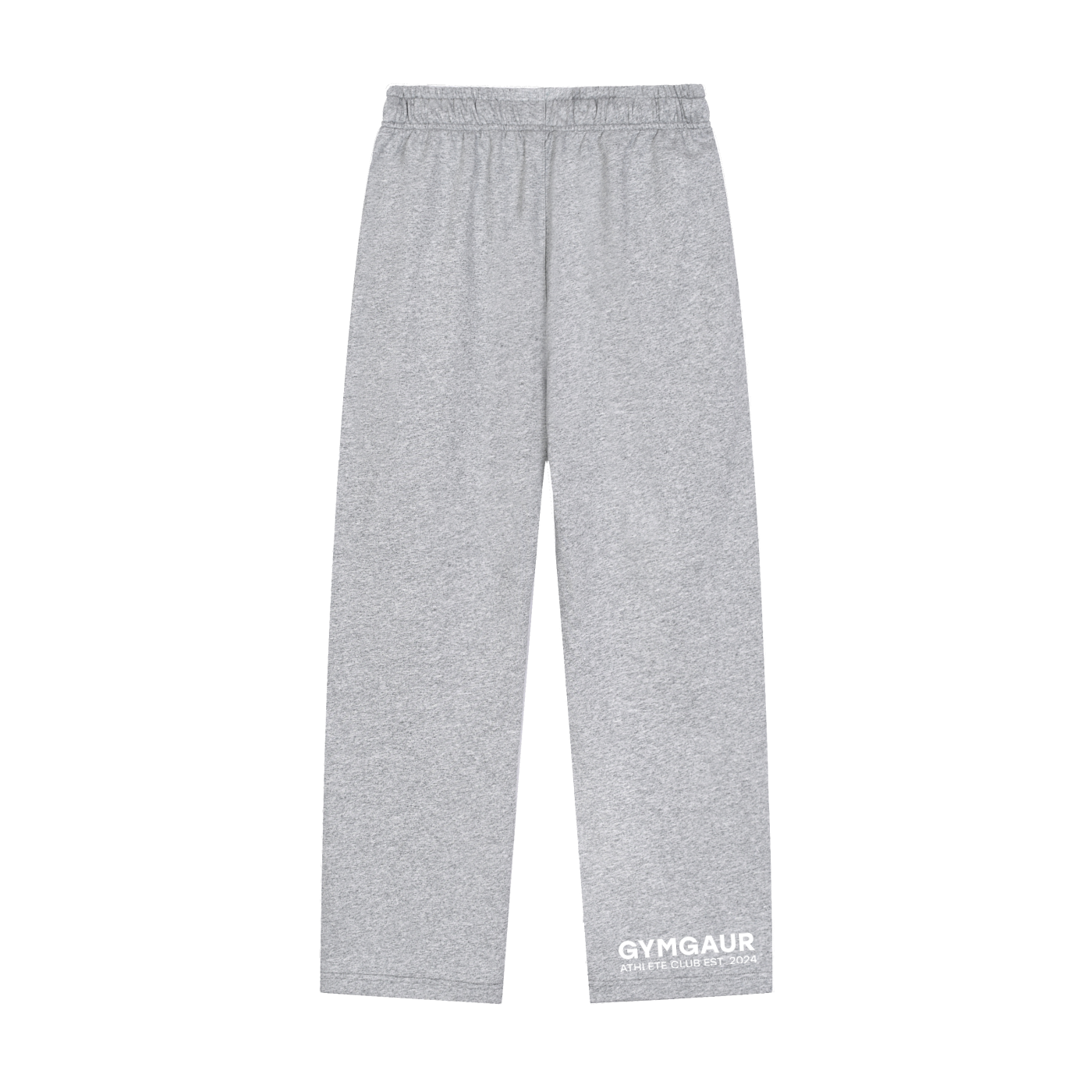 Solid Color Straight-Leg Sweatpants