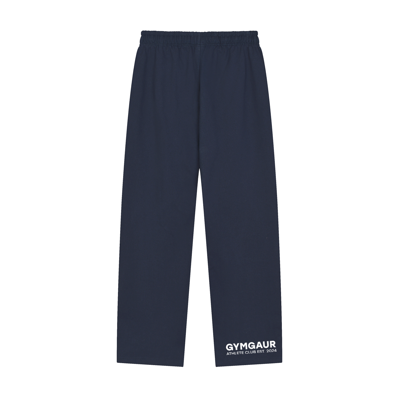 Solid Color Straight-Leg Sweatpants