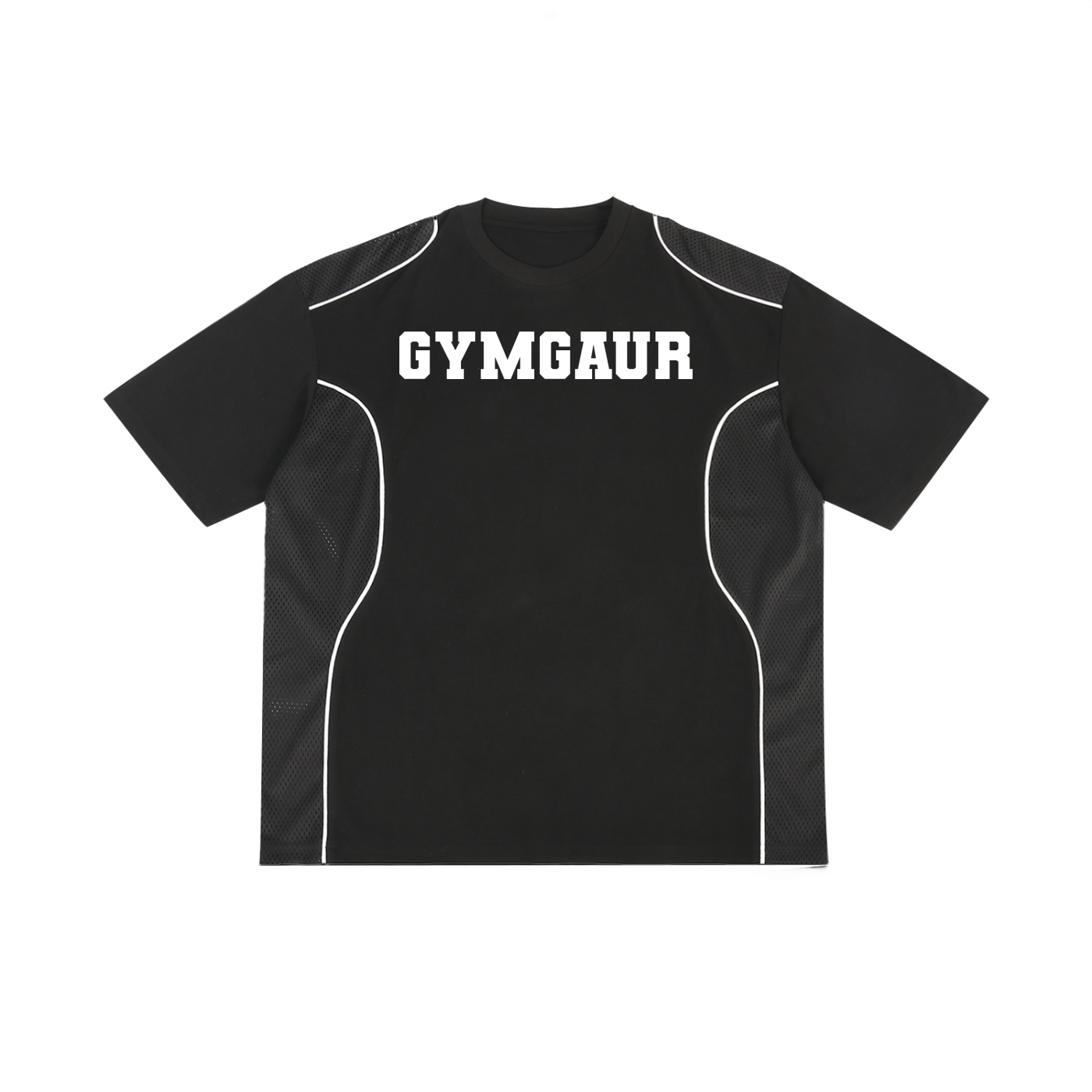 Varsity Contrast Piped Panel T-Shirt
