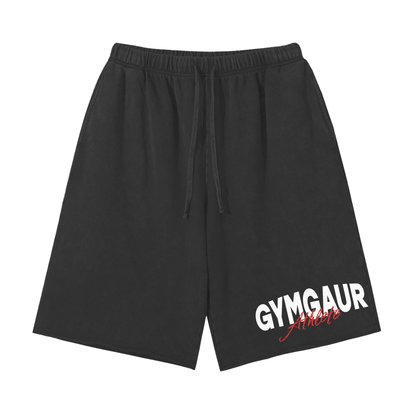 Snow Washed Raw Hem Shorts