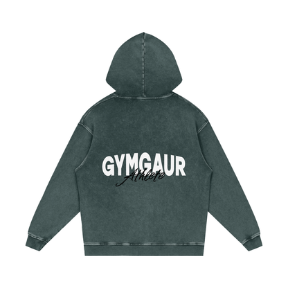 Snow Washed Loose Cotton Hoodie