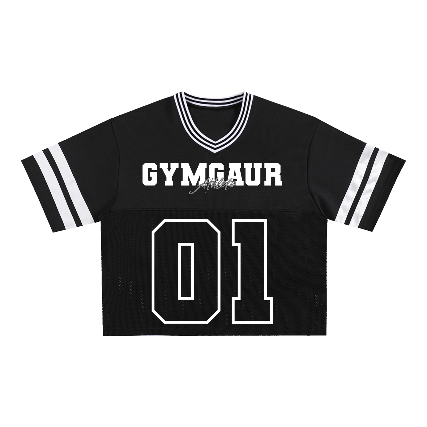 Varsity Taped Mesh Boxy T-Shirt