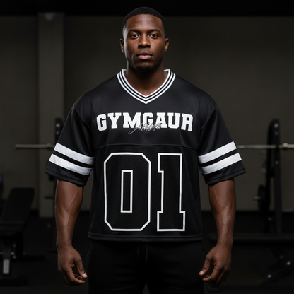 Varsity Taped Mesh Boxy T-Shirt