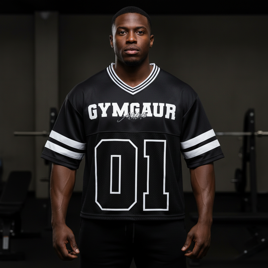 Varsity Taped Mesh Boxy T-Shirt