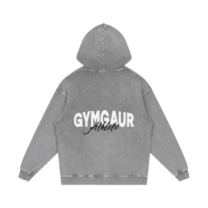 Snow Washed Loose Cotton Hoodie