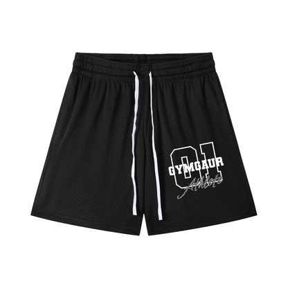Varsity Mesh Drawstring Shorts