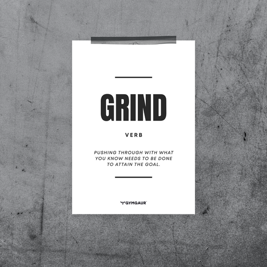 Gym Motivation Wall Art: 'Grind' by GymGaur