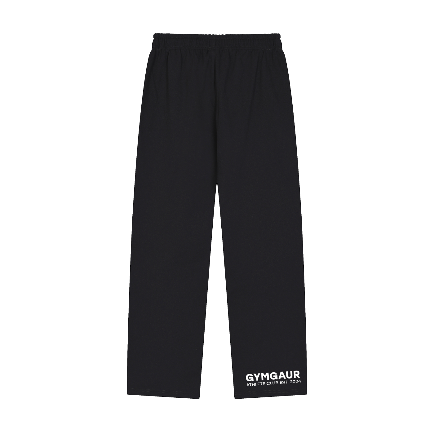 Solid Color Straight-Leg Sweatpants