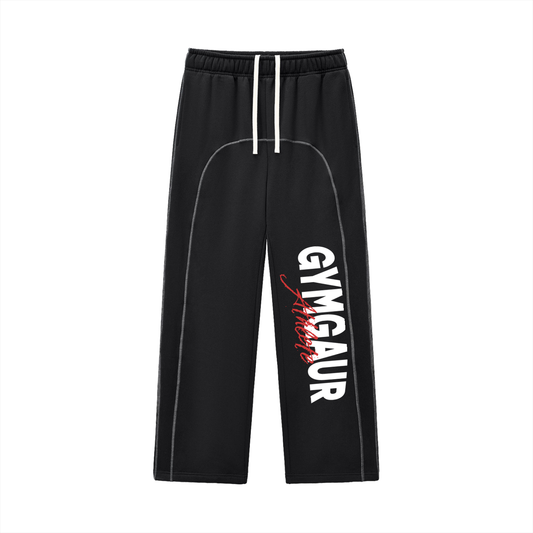 Contrast-Stitched Fleece Sweatpants