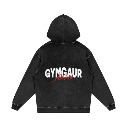 Snow Washed Loose Cotton Hoodie