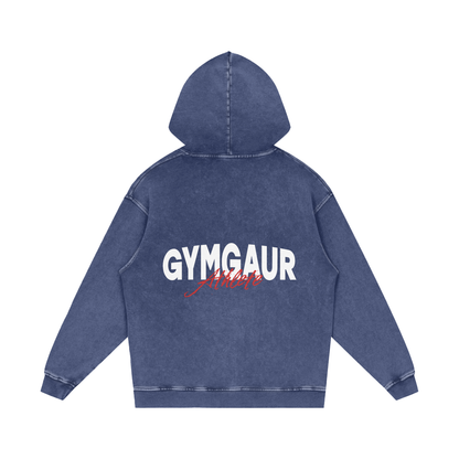 Snow Washed Loose Cotton Hoodie
