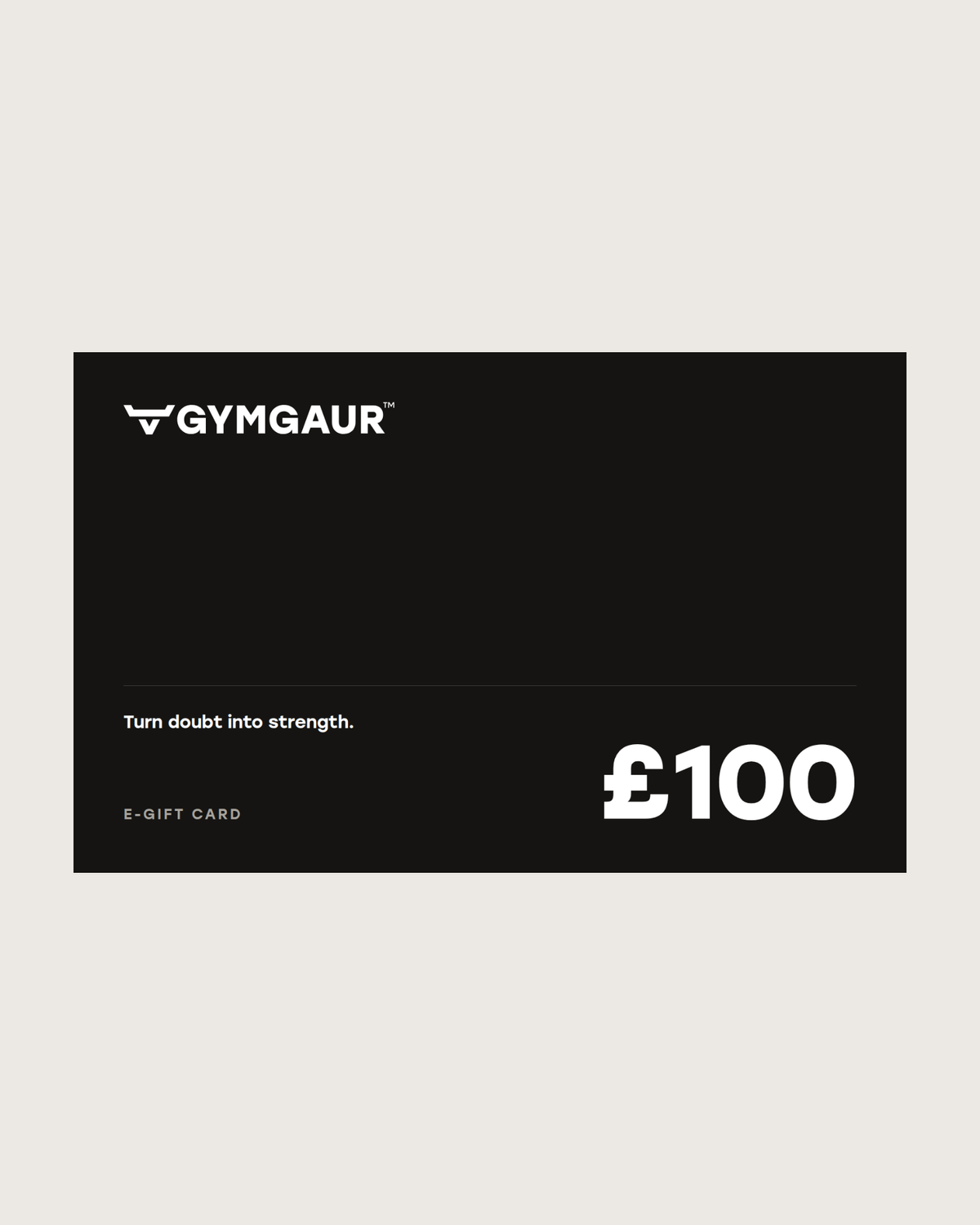 GYMGAUR £100 e-gift card