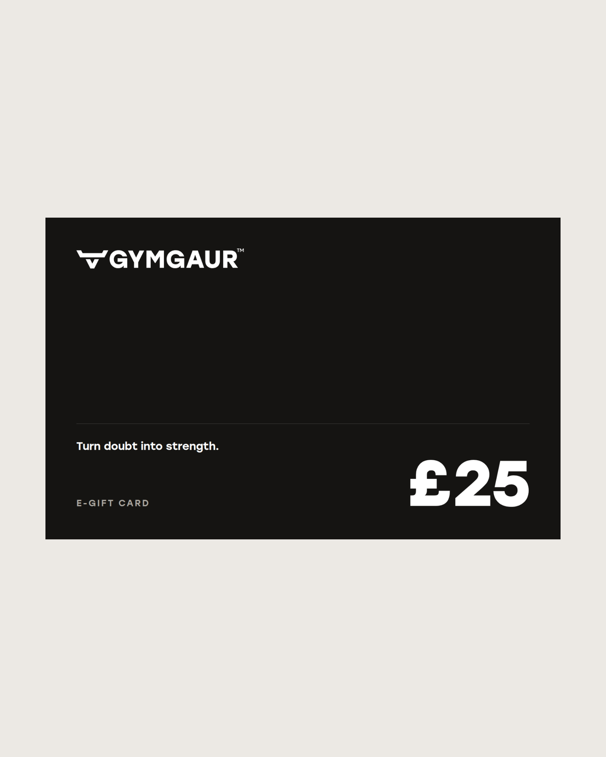 GYMGAUR £25 e-gift card