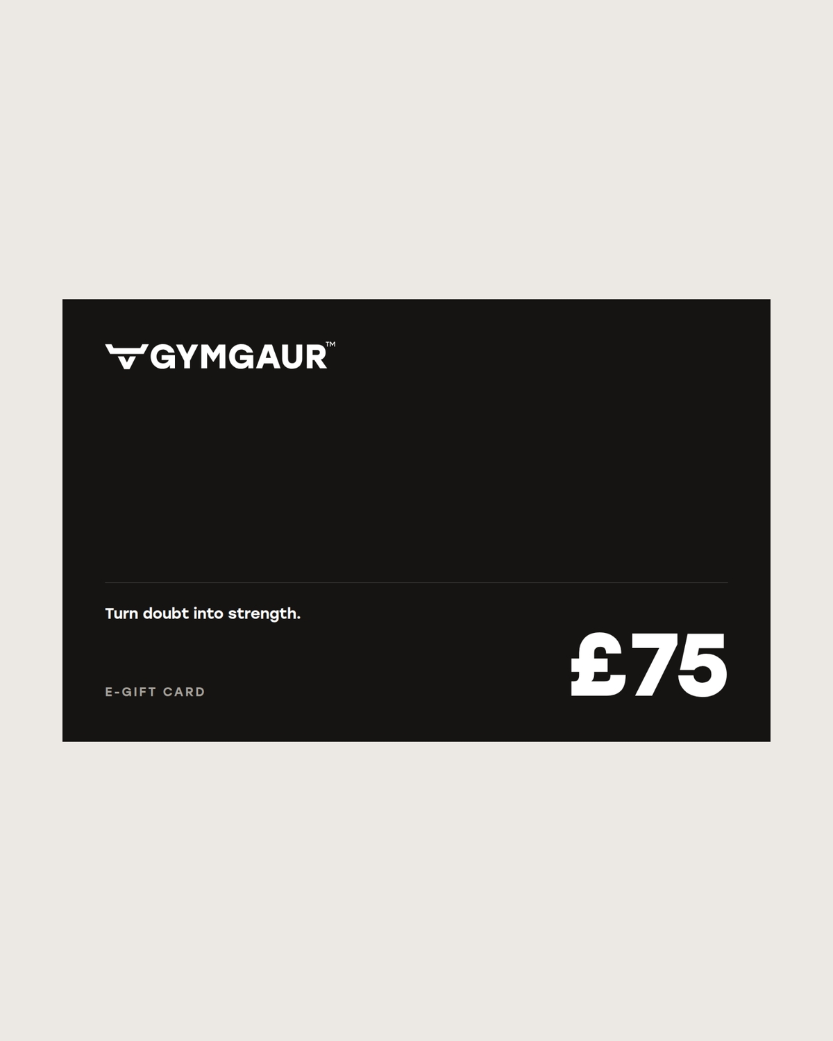 GYMGAUR £75 e-gift card