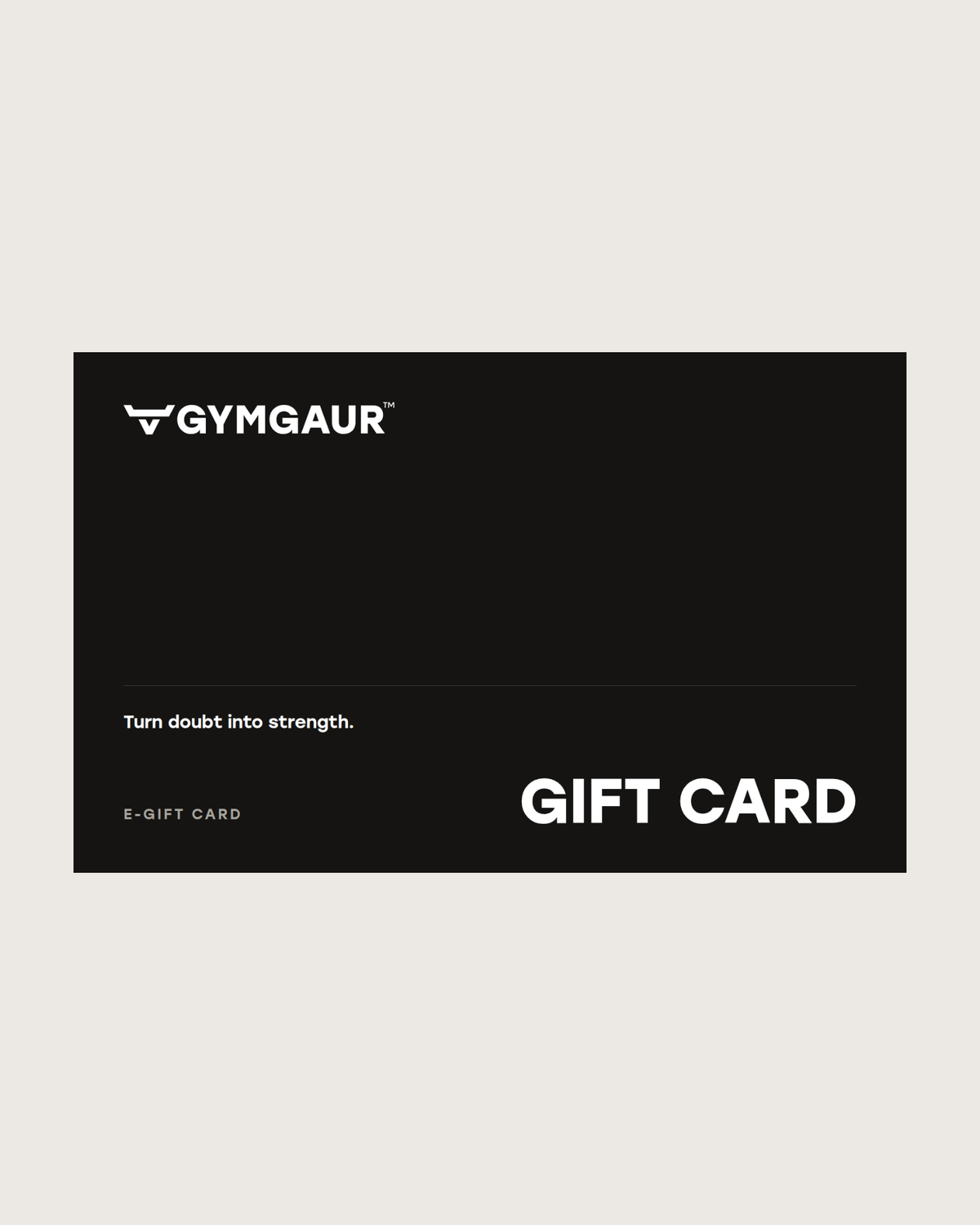 GYMGAUR e-gift card